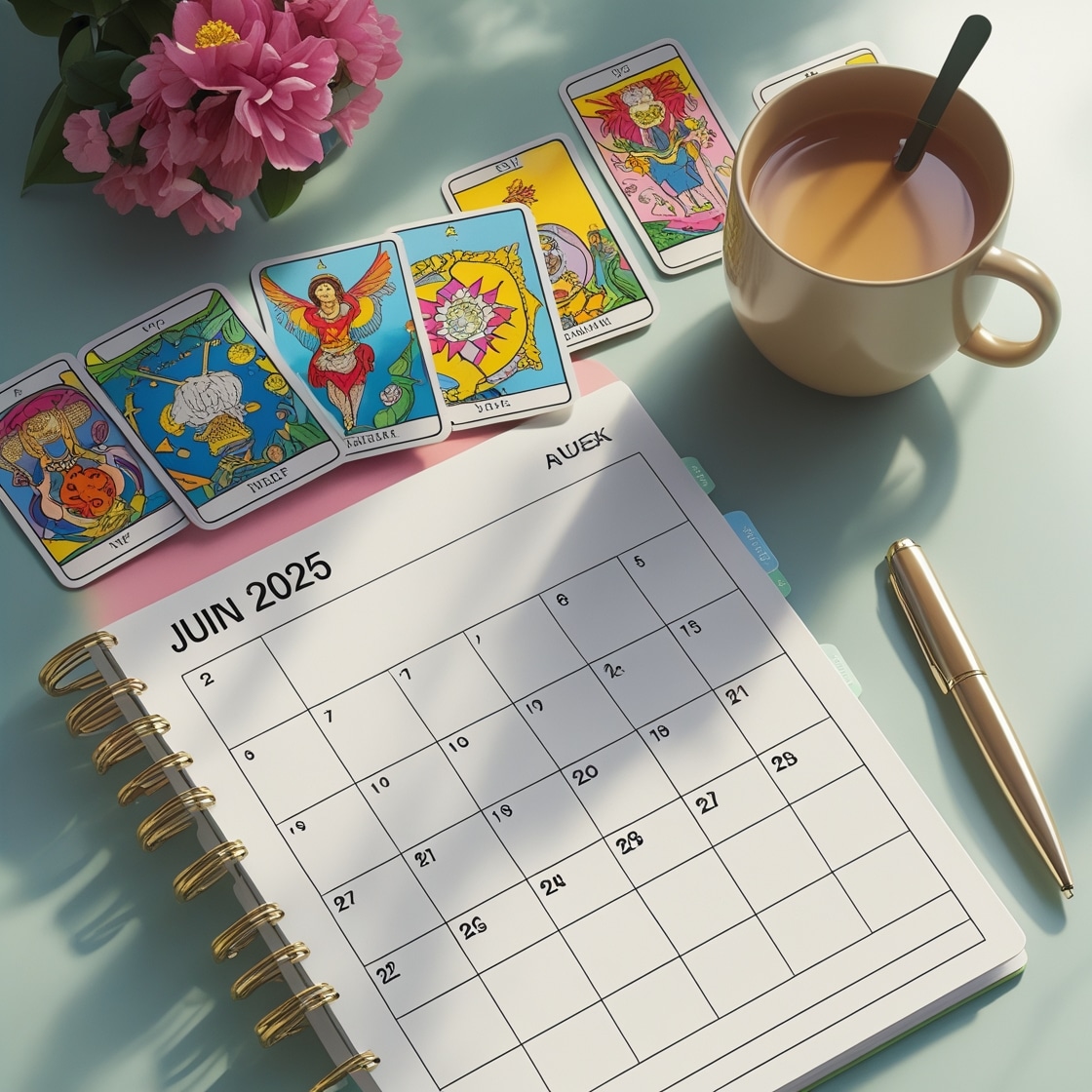Tarot Weekend : Planifiez Votre Semaine Pro en 7 Cartes pour un Équilibre Parfait