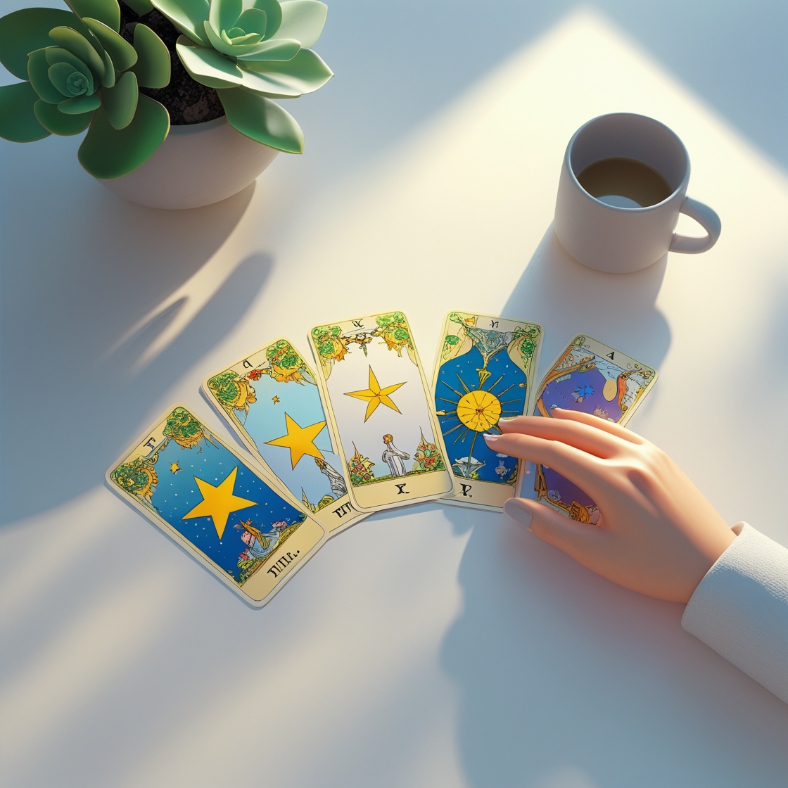 Pause Tarot Bien‑être : 5 Cartes pour Recentrer Votre Esprit au Bureau