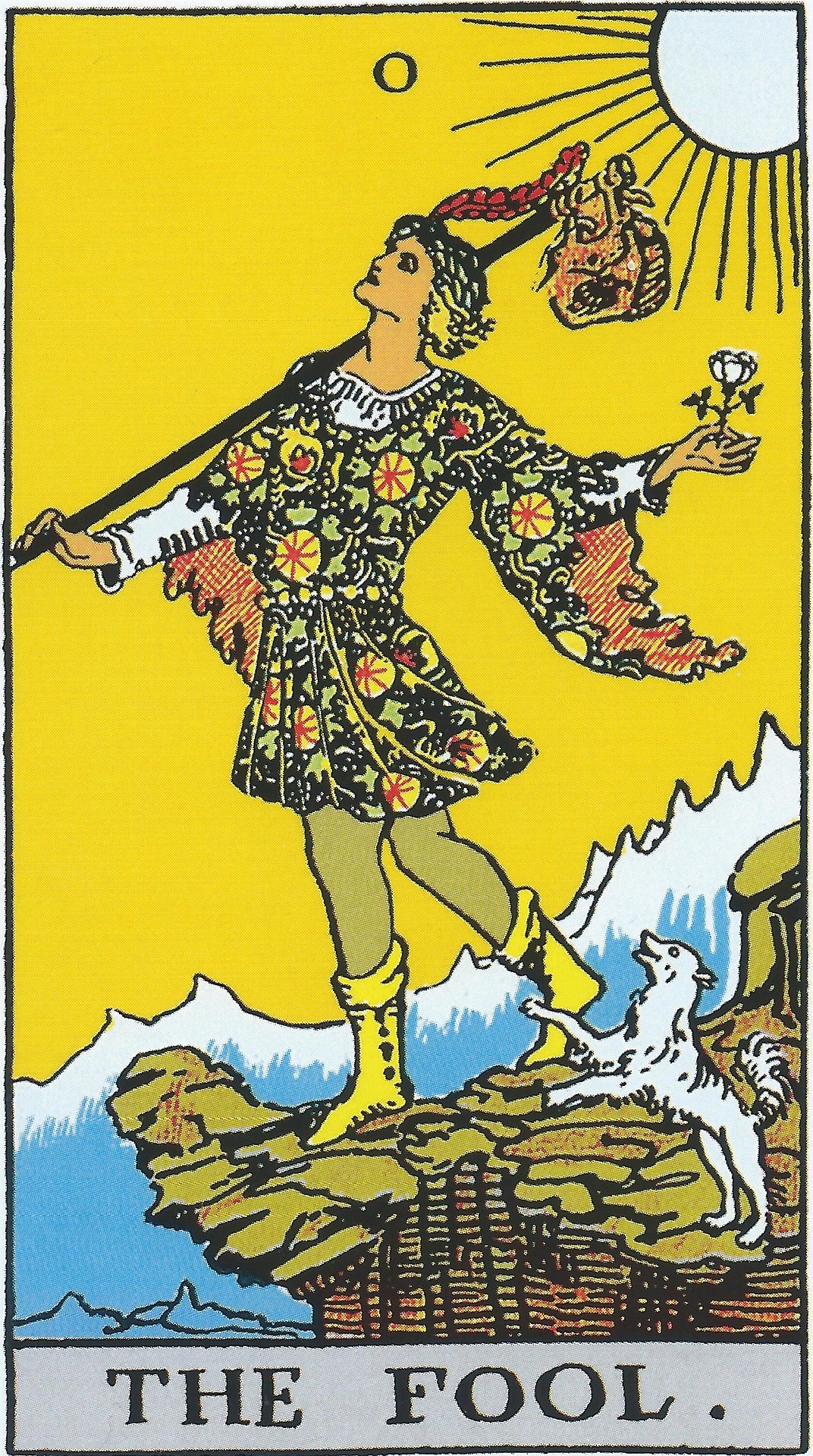 Carte de Tarot Le Fou - symbole de la spontanéité et du lâcher-prise