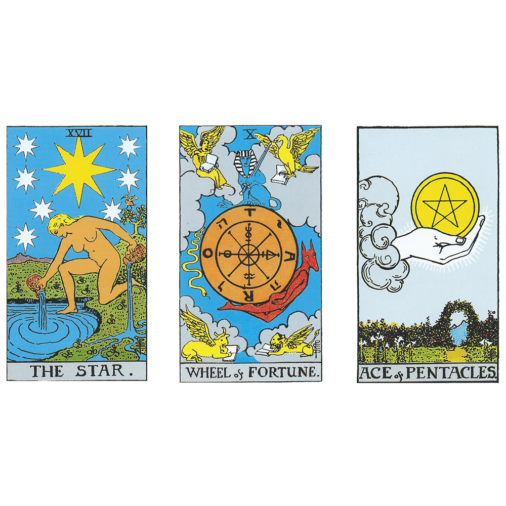Exemple d'un tirage de Tarot Passé-Présent-Potentiel