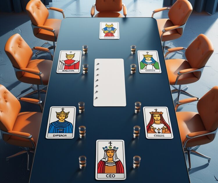 Visualisez Une Table De Salle De Conference Elegante Et Moderne Dun Point De Vue Aerien