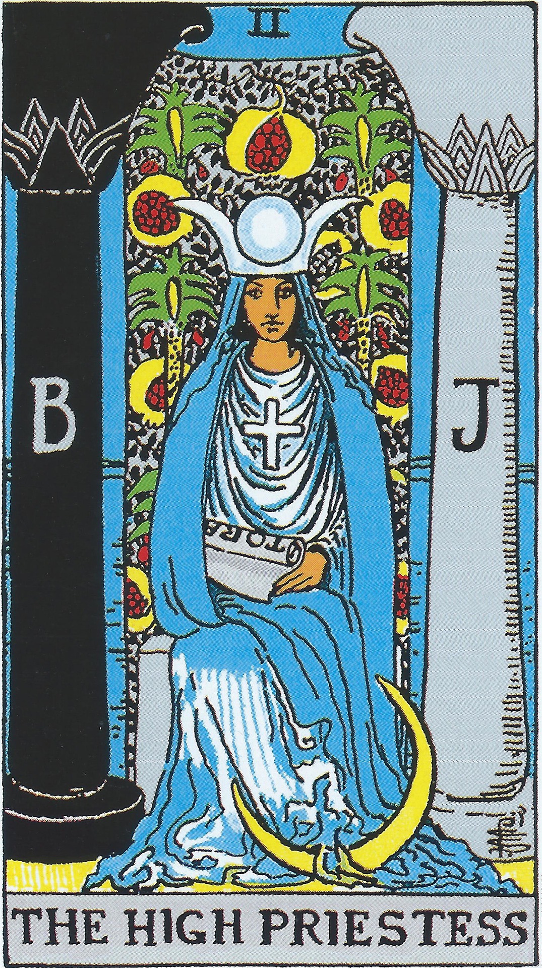 La carte de La Papesse symbolisant l'intuition en leadership