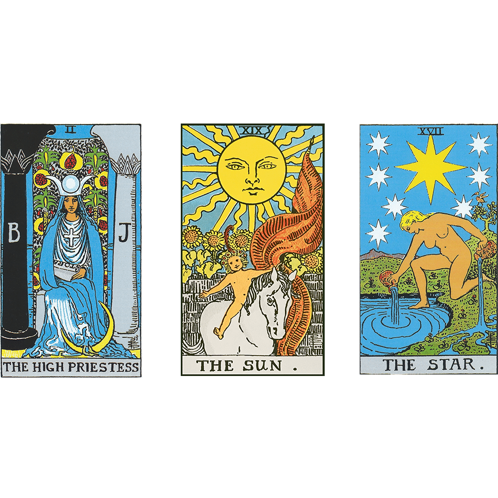 Un tirage de Tarot simple à trois cartes pour les débutants