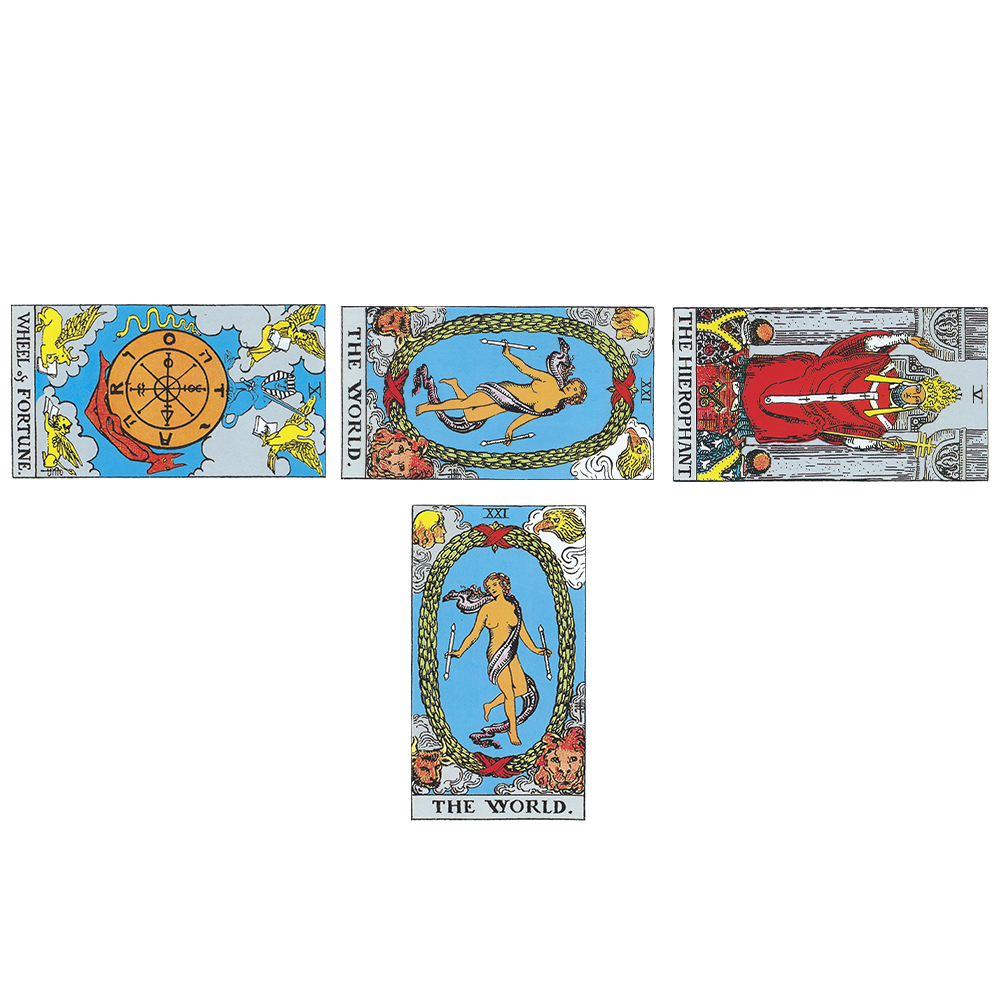 Exemple d'un tirage de Tarot en forme de T pour la détox professionnelle