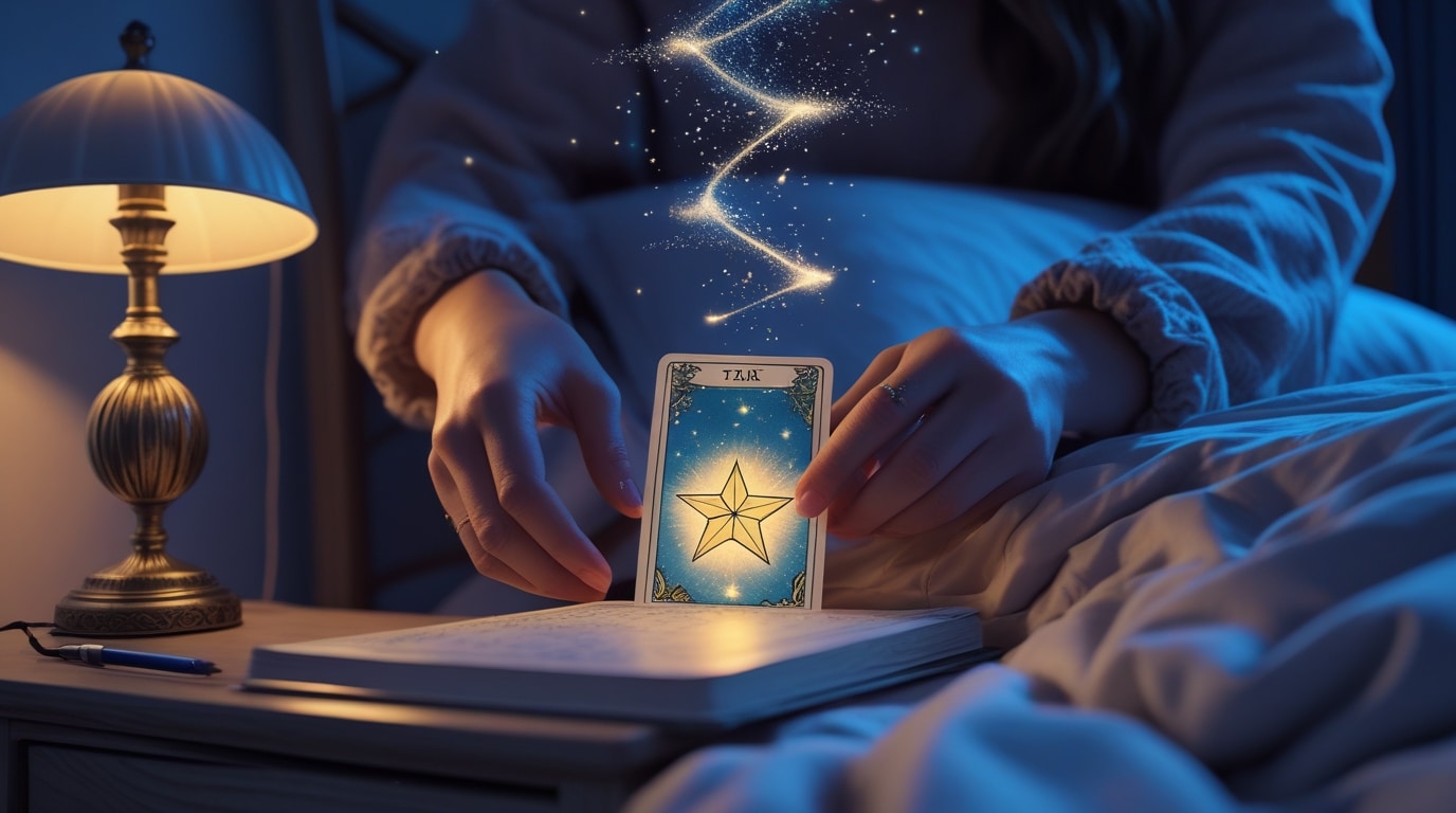 5 Minutes Avant de Dormir : Le Tirage Tarot pour Vider son Esprit après une Journée de Travail