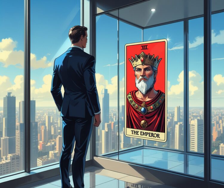 Un Professionnel Nouvellement Promu Se Dresse Dans Une Maison Moderne