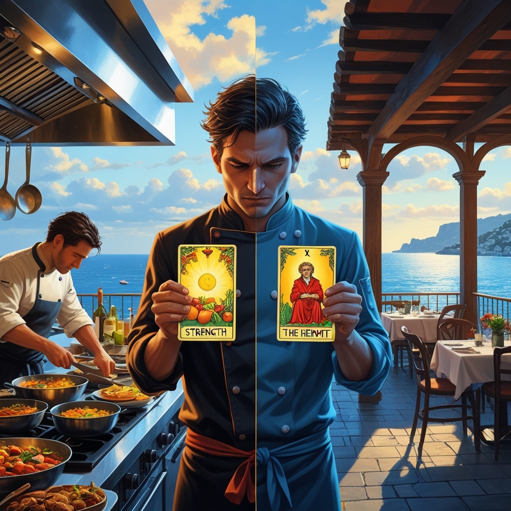 Une Cuisine D’été Chaotique Et Animée Dans Un Restaurant à Collioure