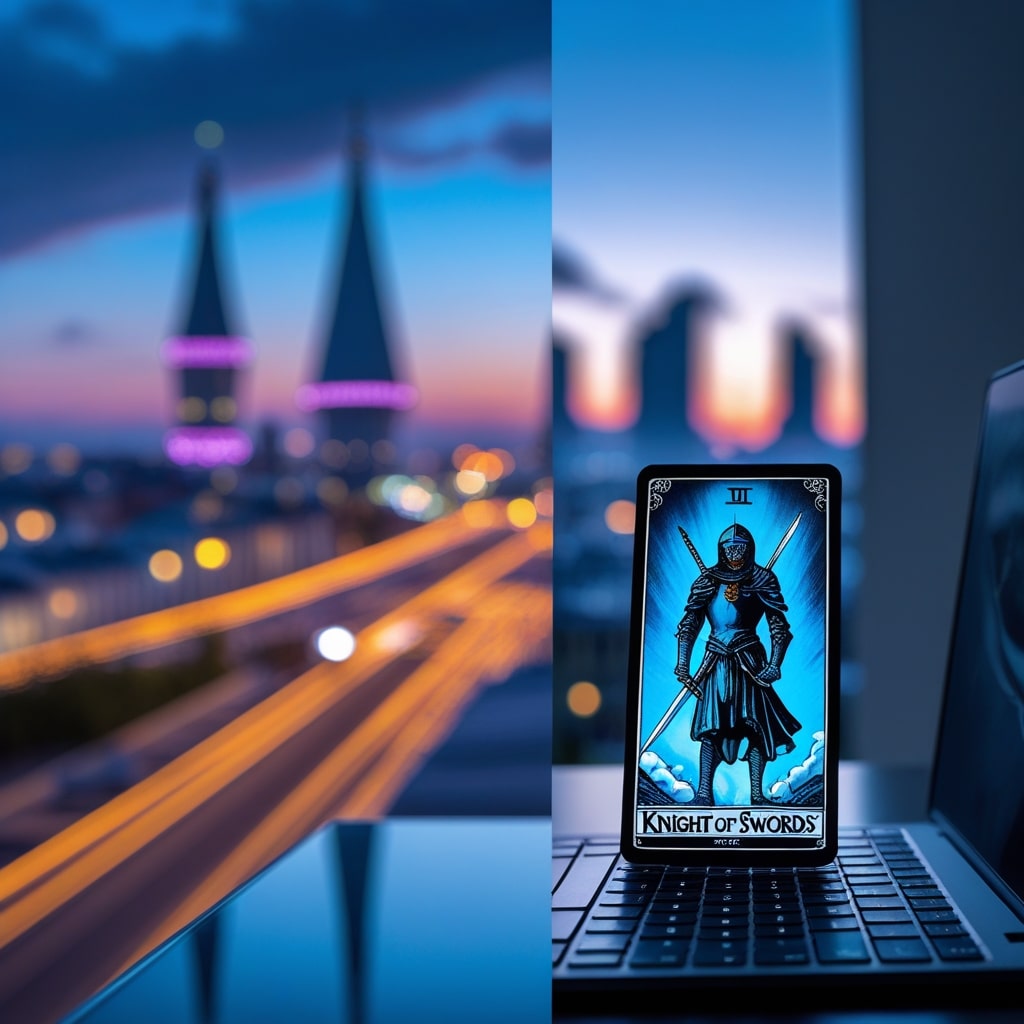 D’un Côté, Les Horizons Vibrants Et High Tech De Toulouse Et Montpellier Au Crépuscule