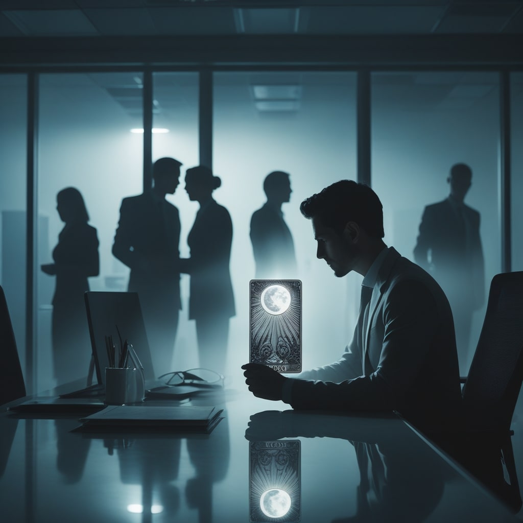 Ambiance Toxique et Rumeurs ? Le Tirage de la Lune pour Naviguer dans le Brouillard Politique du Bureau