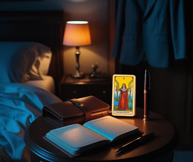 Une Chambre Douillette Et Faiblement éclairée La Nuit