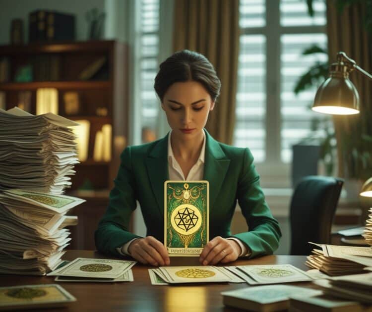 Une Femme Professionnelle Moderne Et élégante Assise Dans Un Salon Magnifiquement Organisé